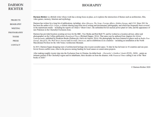biography screenshot