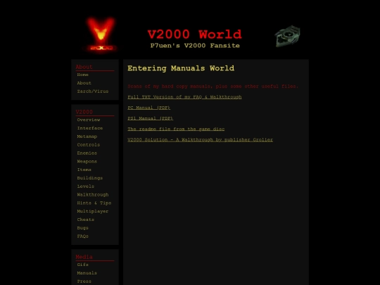 manuals screenshot