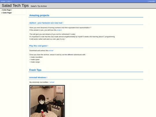 index screenshot