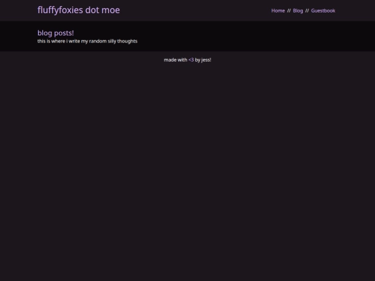 blog screenshot