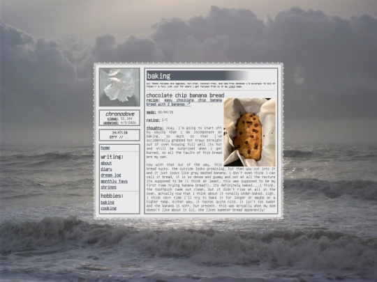 baking screenshot
