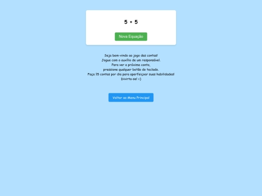 Joguinhos/Contas screenshot