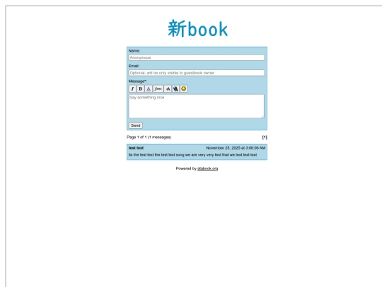 Letter screenshot
