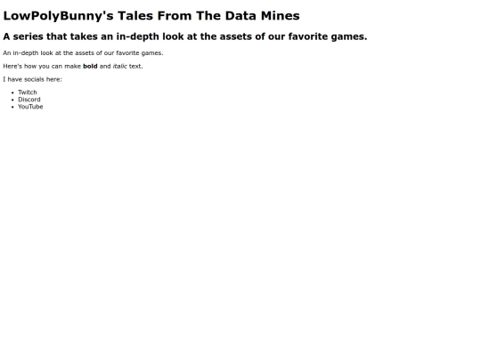 talesfromthedatamines screenshot