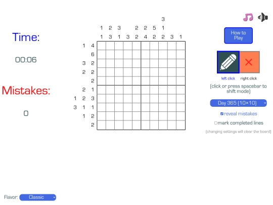 picross screenshot