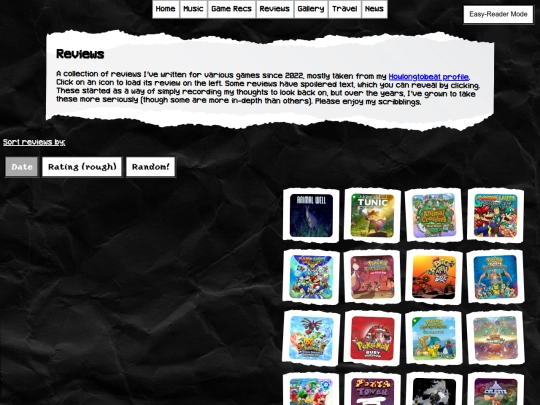 reviews screenshot