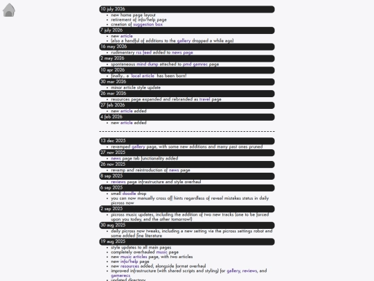 updatesarchive screenshot