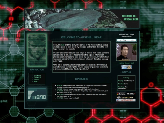 index screenshot