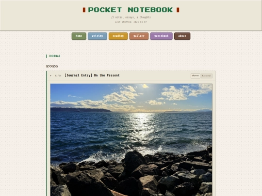 journal screenshot