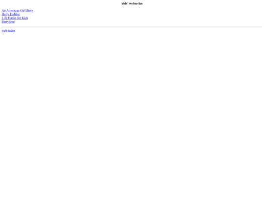web/kid/stuff screenshot