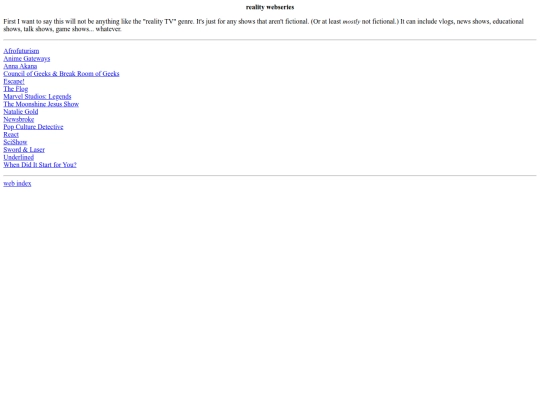 web/reality/series screenshot