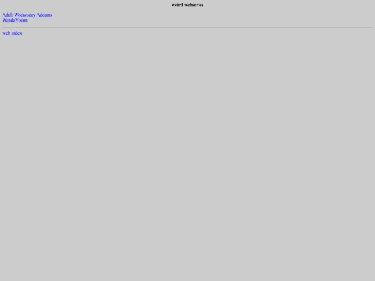 web/weird/series screenshot