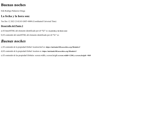 Modulo3 screenshot