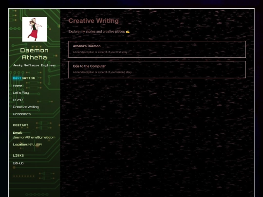 creative-writing screenshot