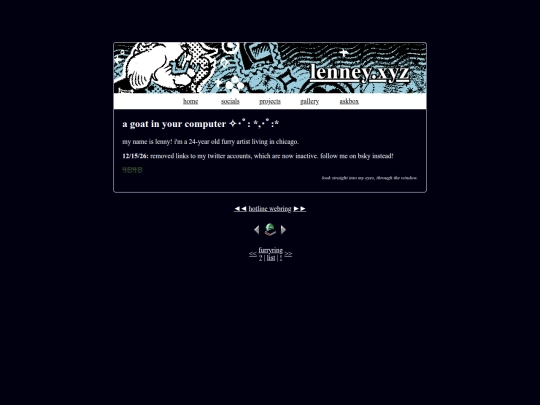 index screenshot