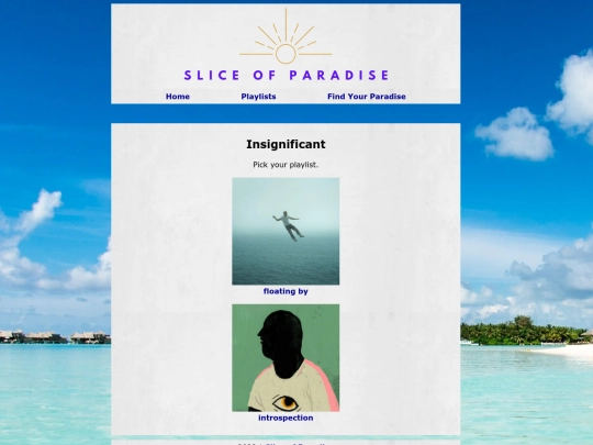 playlists/insignificant screenshot