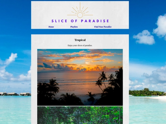 tropical screenshot