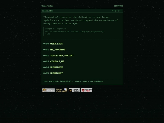 index screenshot