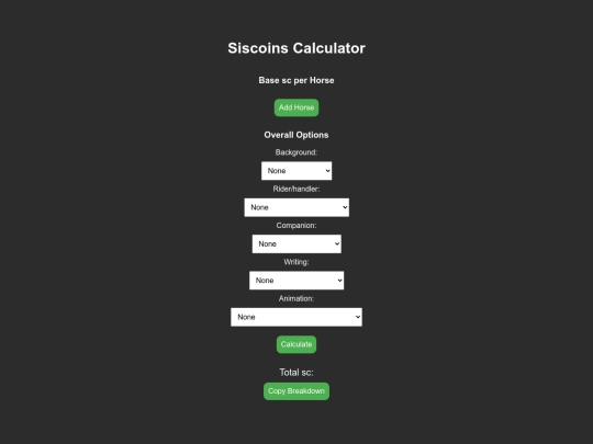 rp-calculator screenshot
