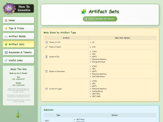sets screenshot