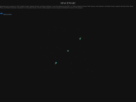 spacewar screenshot