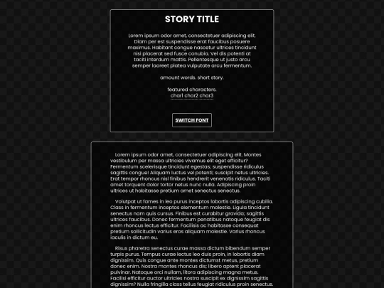 project/writingtemplate screenshot