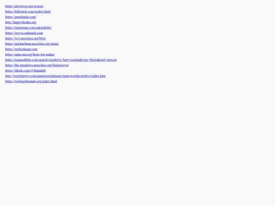 links screenshot