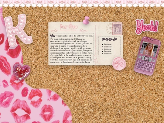 corkboard screenshot