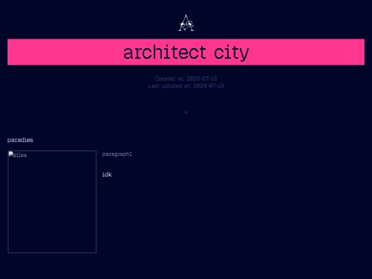 pages/architectcity screenshot