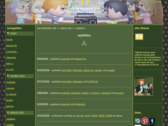 updates screenshot