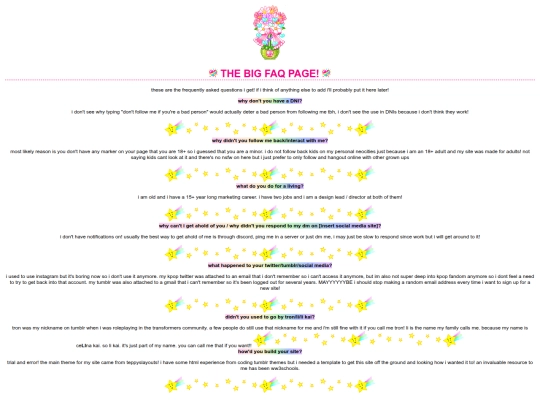 faq screenshot