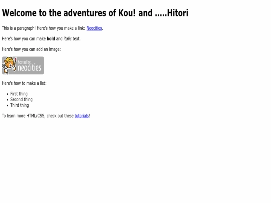 index screenshot