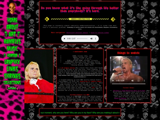 shrines/wrasslin/cmpunk/main screenshot