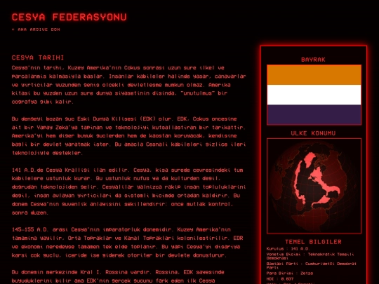 ulkeler/cesya screenshot