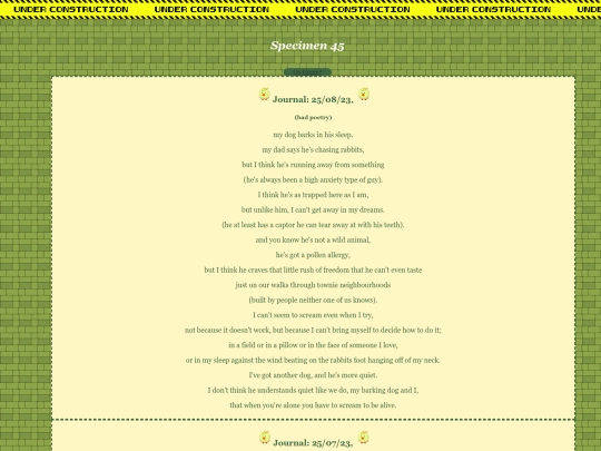 journal screenshot