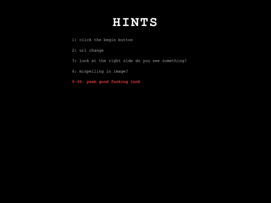 Hints screenshot