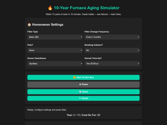 AgingSIM screenshot