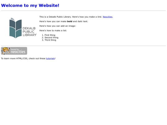 index screenshot