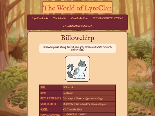 lyrecats/billow screenshot