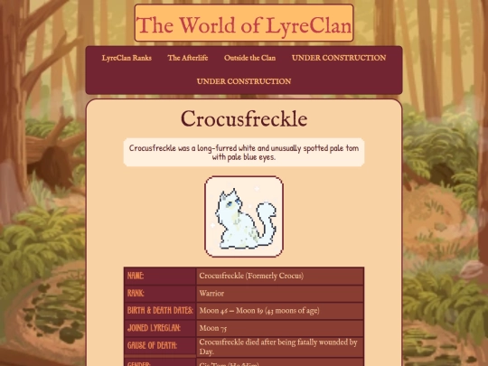 lyrecats/crocus screenshot