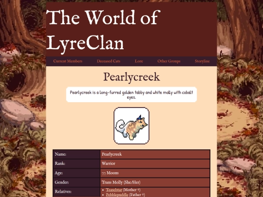 lyrecats/pearly screenshot