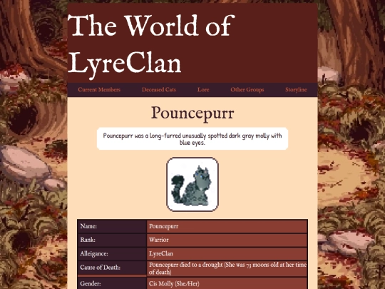 lyrecats/pounce screenshot