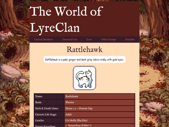 lyrecats/rattle screenshot