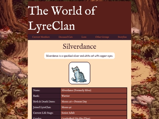 lyrecats/silver screenshot