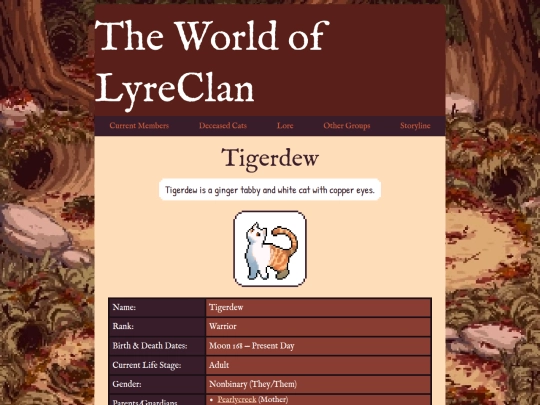 lyrecats/tiger screenshot