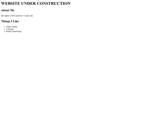 index screenshot