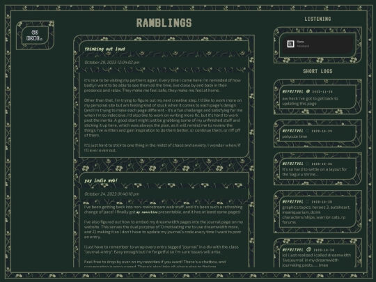 journal screenshot