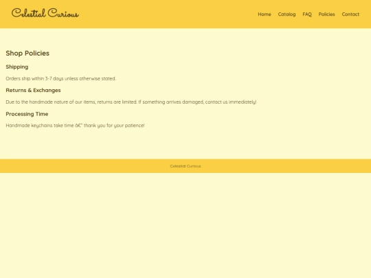 policies screenshot