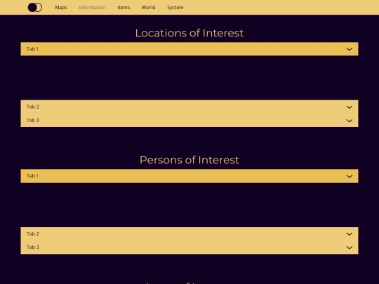 Information screenshot