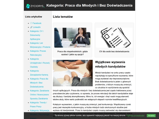 kategoria-praca-mlodych-bez-doswiadczenia screenshot